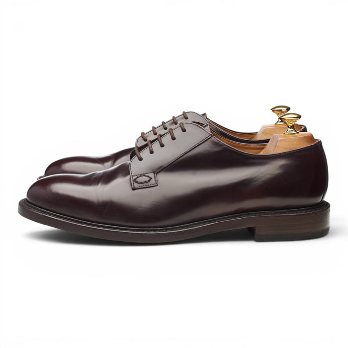 'Waverley' Burgundy Leather Derby UK 10.5 F