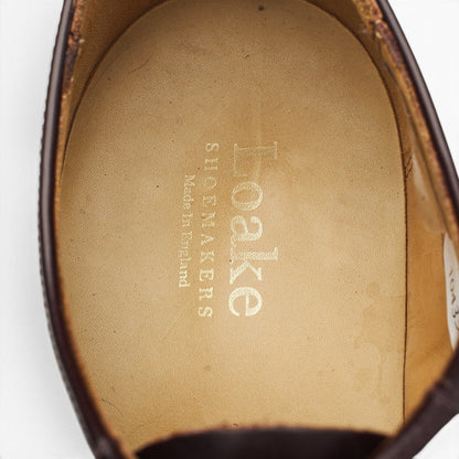 'Waverley' Burgundy Leather Derby UK 10.5 F