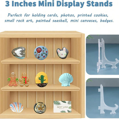 WAYDEKO Plastic Photo Frame Stand, Art Plate Display Rack, Place Card Holder, Suitable For Wedding, Birthday Party