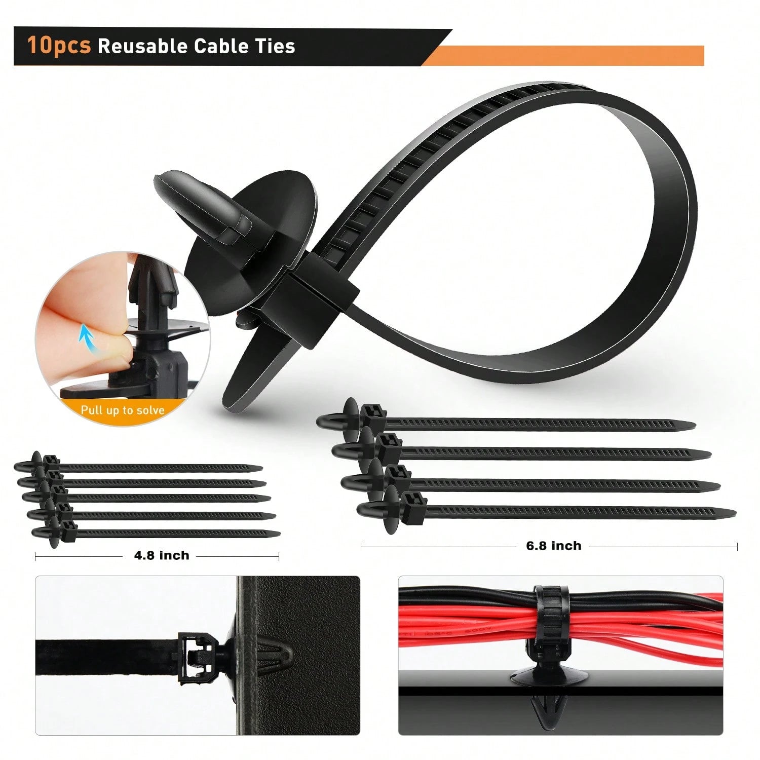 waywe GOOACC 860Pcs Car Push Retainer Clips & Auto Fasteners Assortment-26 Most Popular Sizes Nylon Bumper Fender Rivets With 10 Cable Ties And Fasteners Remover For Asian Vehicle GM F-150 F-250 Civi