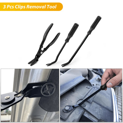 waywe GOOACC Black Auto Trim Removal Tool Set 88PCS With Push Pin Clips Fastener Remover And Panel Pry Tools For Car Interior Repair