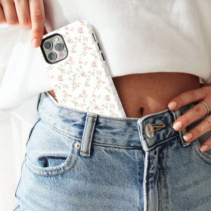 White Blue Chinese Style Elements Fashion Phone Cases White Blue Floral Fashion Phone Cases Blue & White Floral Chinese Style Phone Case, Compatible With IPhone 17 Air, 17 Pro Max, 16 Pro, 15, 14 Plus