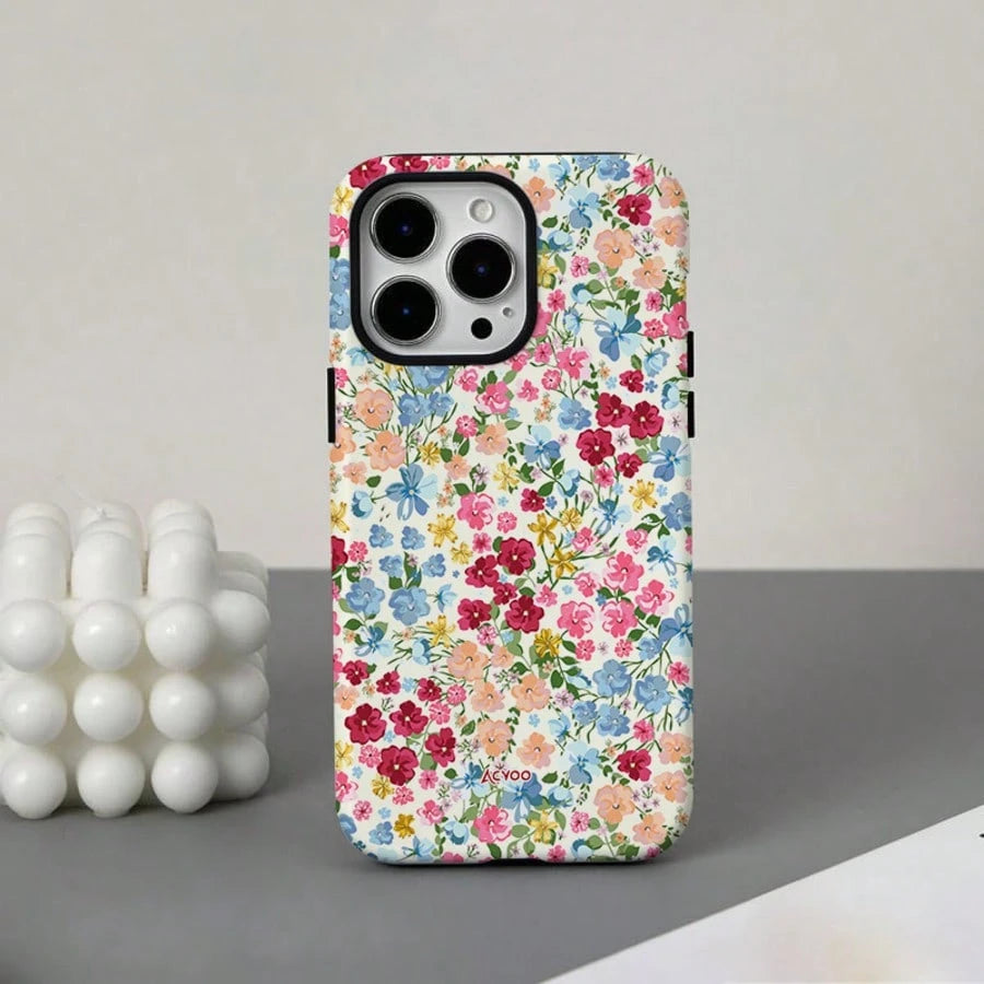 White Blue Chinese Style Elements Fashion Phone Cases White Blue Floral Fashion Phone Cases Blue & White Floral Chinese Style Phone Case, Compatible With IPhone 17 Air, 17 Pro Max, 16 Pro, 15, 14 Plus