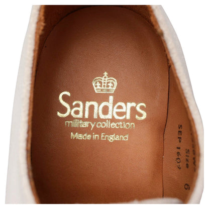 White Suede Derby UK 6