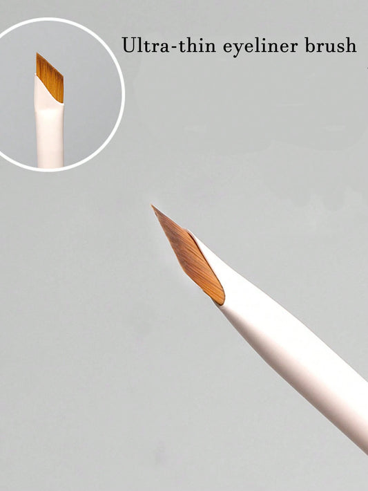 White Upgraded Precision Angled Eyebrow Eyeliner Makeup Brush, Ultra Thin Soft-Tipped Detailed Brush, Eyebrow Brush, Eyeshadow Brush, Brush,Giveaways