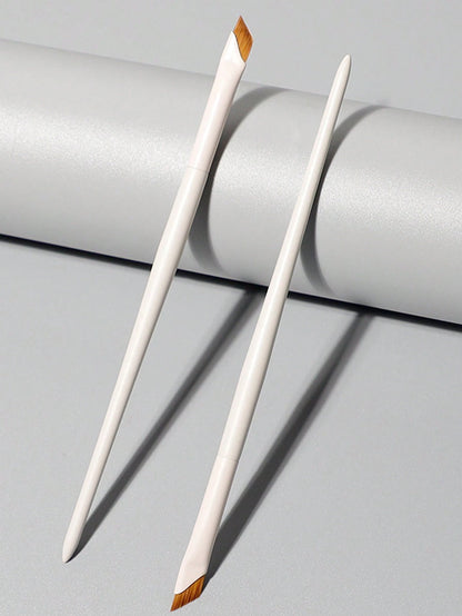 White Upgraded Precision Angled Eyebrow Eyeliner Makeup Brush, Ultra Thin Soft-Tipped Detailed Brush, Eyebrow Brush, Eyeshadow Brush, Brush,Giveaways