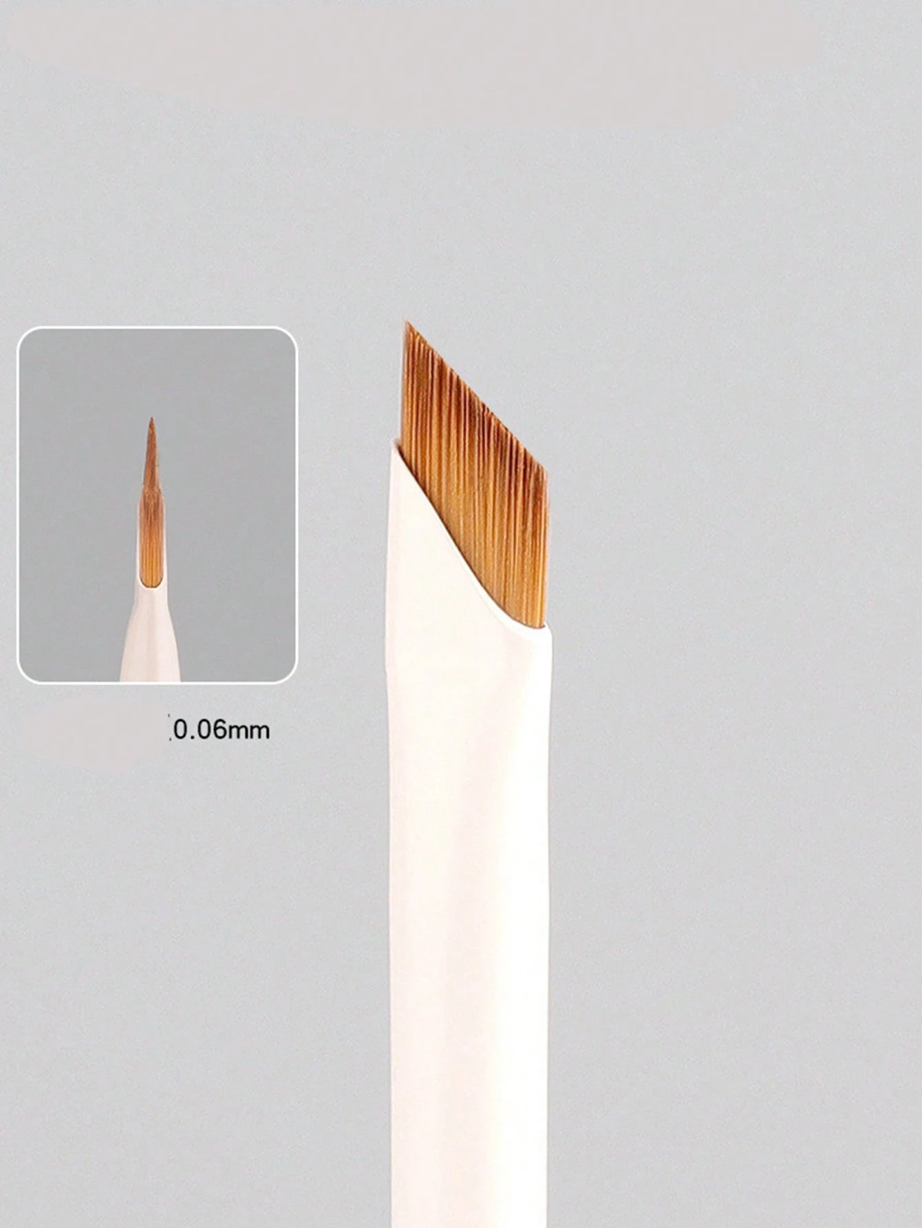 White Upgraded Precision Angled Eyebrow Eyeliner Makeup Brush, Ultra Thin Soft-Tipped Detailed Brush, Eyebrow Brush, Eyeshadow Brush, Brush,Giveaways