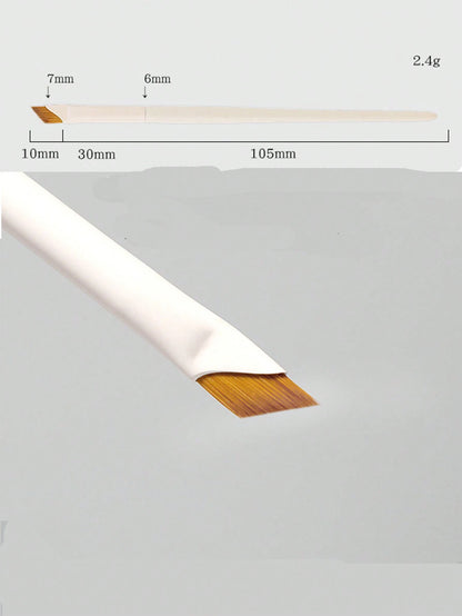 White Upgraded Precision Angled Eyebrow Eyeliner Makeup Brush, Ultra Thin Soft-Tipped Detailed Brush, Eyebrow Brush, Eyeshadow Brush, Brush,Giveaways