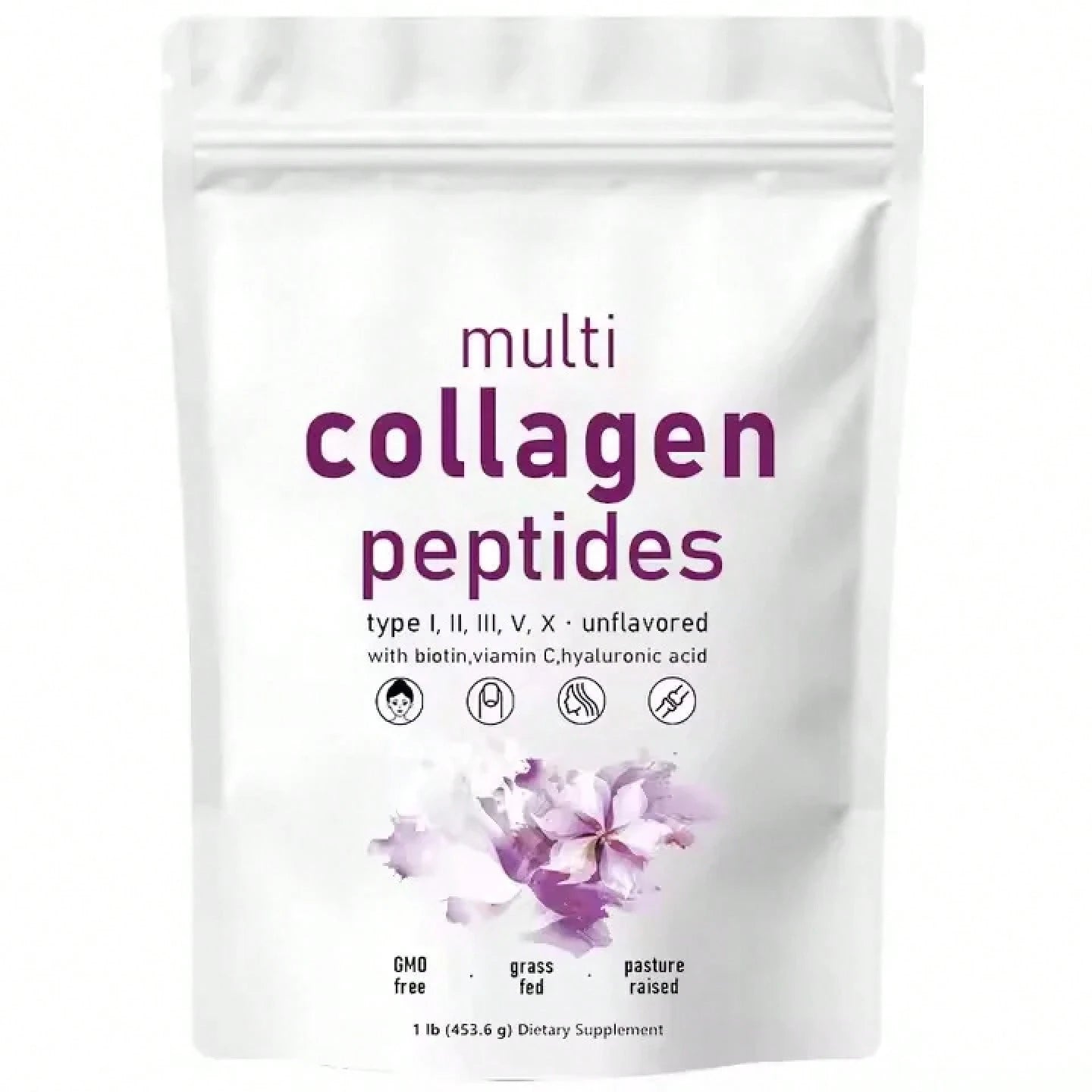 Wholesale Beauty Multi Collagen Peptides Powder Biotin Vitamin C Hyaluronic Acid Unflavored Keto Friendly Muscle