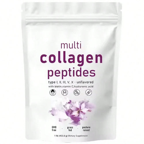 Wholesale Beauty Multi Collagen Peptides Powder Biotin Vitamin C Hyaluronic Acid Unflavored Keto Friendly Muscle