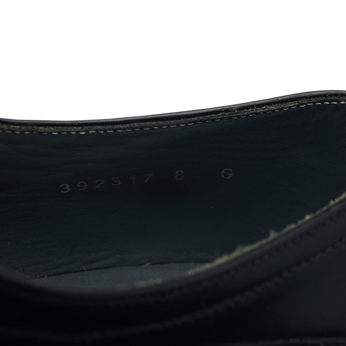 'Wickham' Black Leather Derby UK 8 G