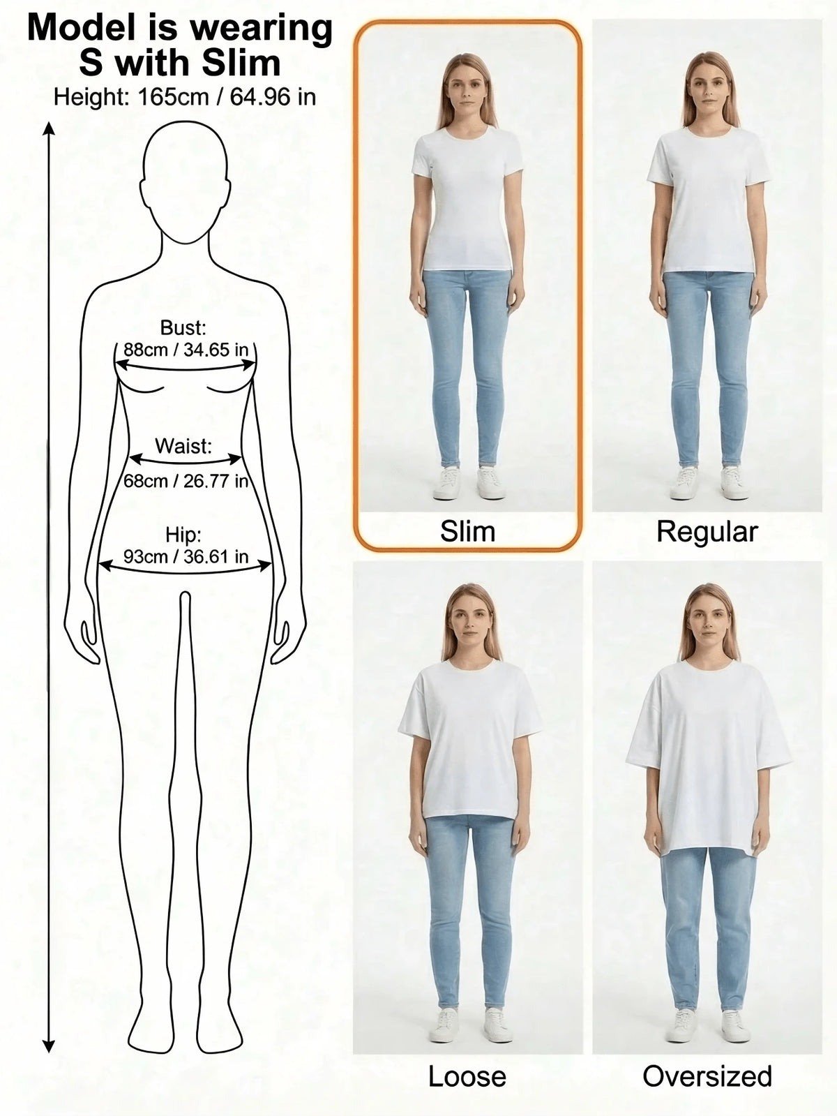 Women's Casual Cotton Slim Fit Long Sleeve T-Shirt For Daily Wear, Fall Winter, Going Out, White Top