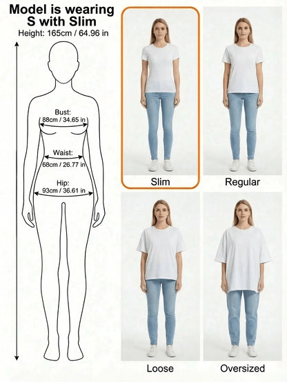 Women's Casual Cotton Slim Fit Long Sleeve T-Shirt For Daily Wear, Fall Winter, Going Out, White Top