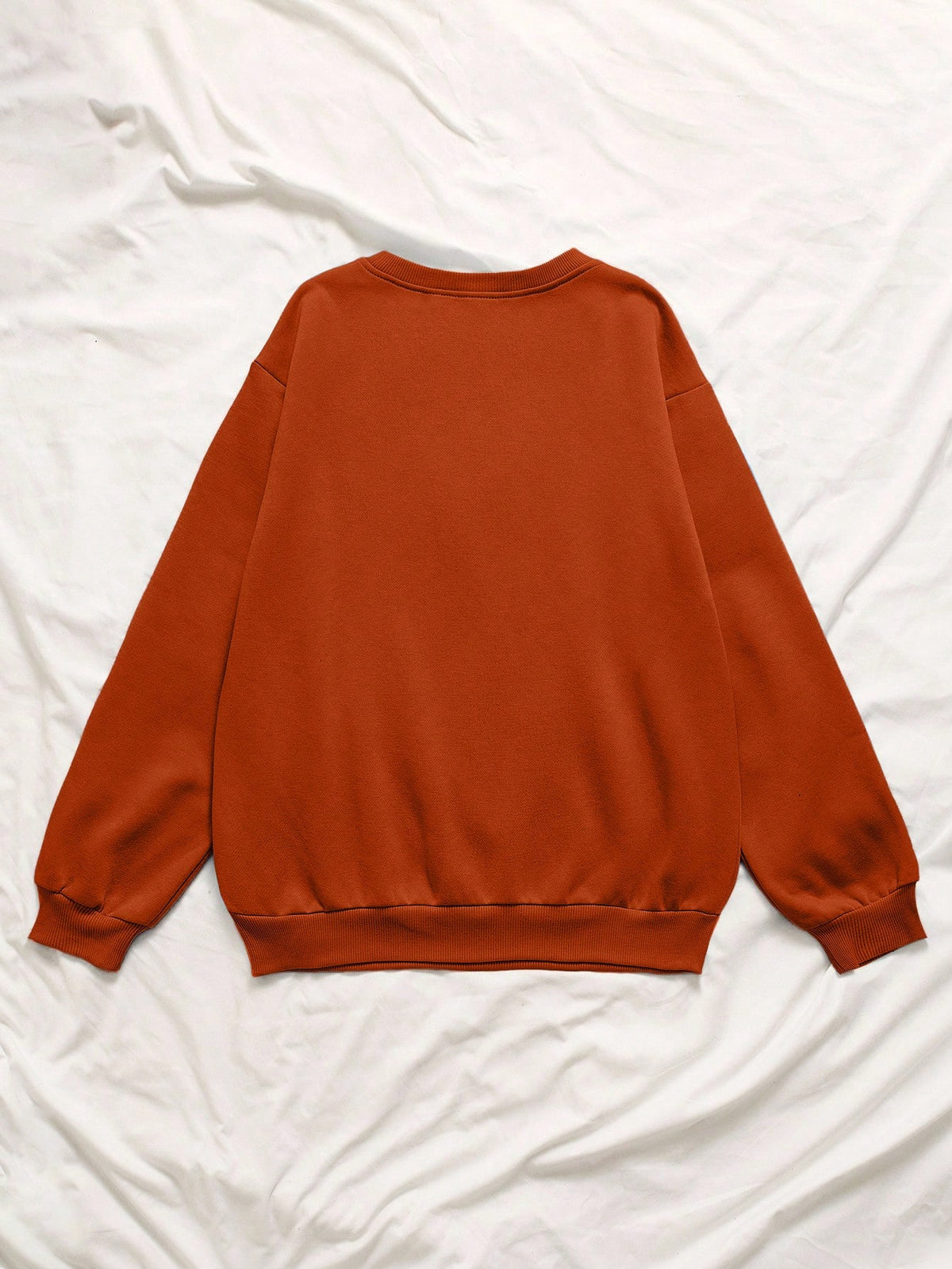 Women's Casual Letter Print Long Sleeve Crew Neck Sweatshirt, Autumn