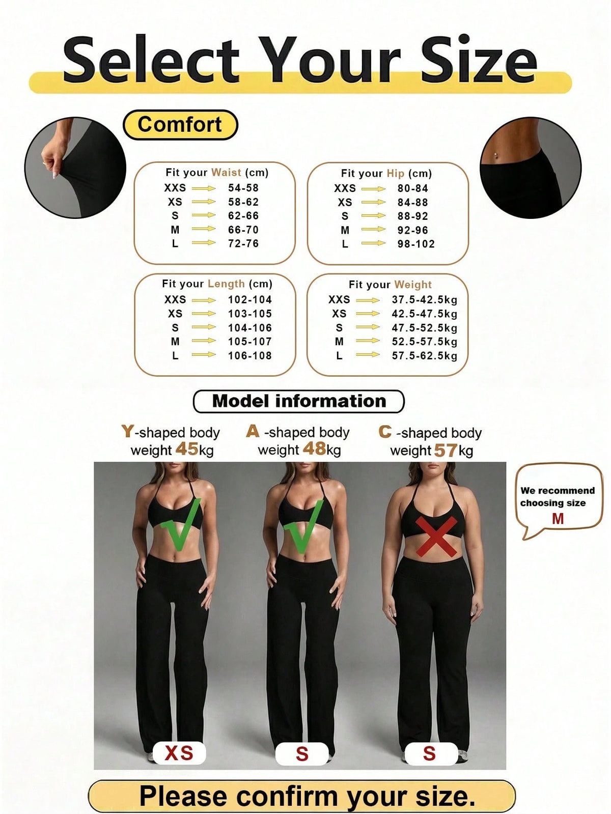 Women's Commuting Sports Elegant Modern Workplace Solid Color Slim Fit Flare Pants Spring Black, Office Siren