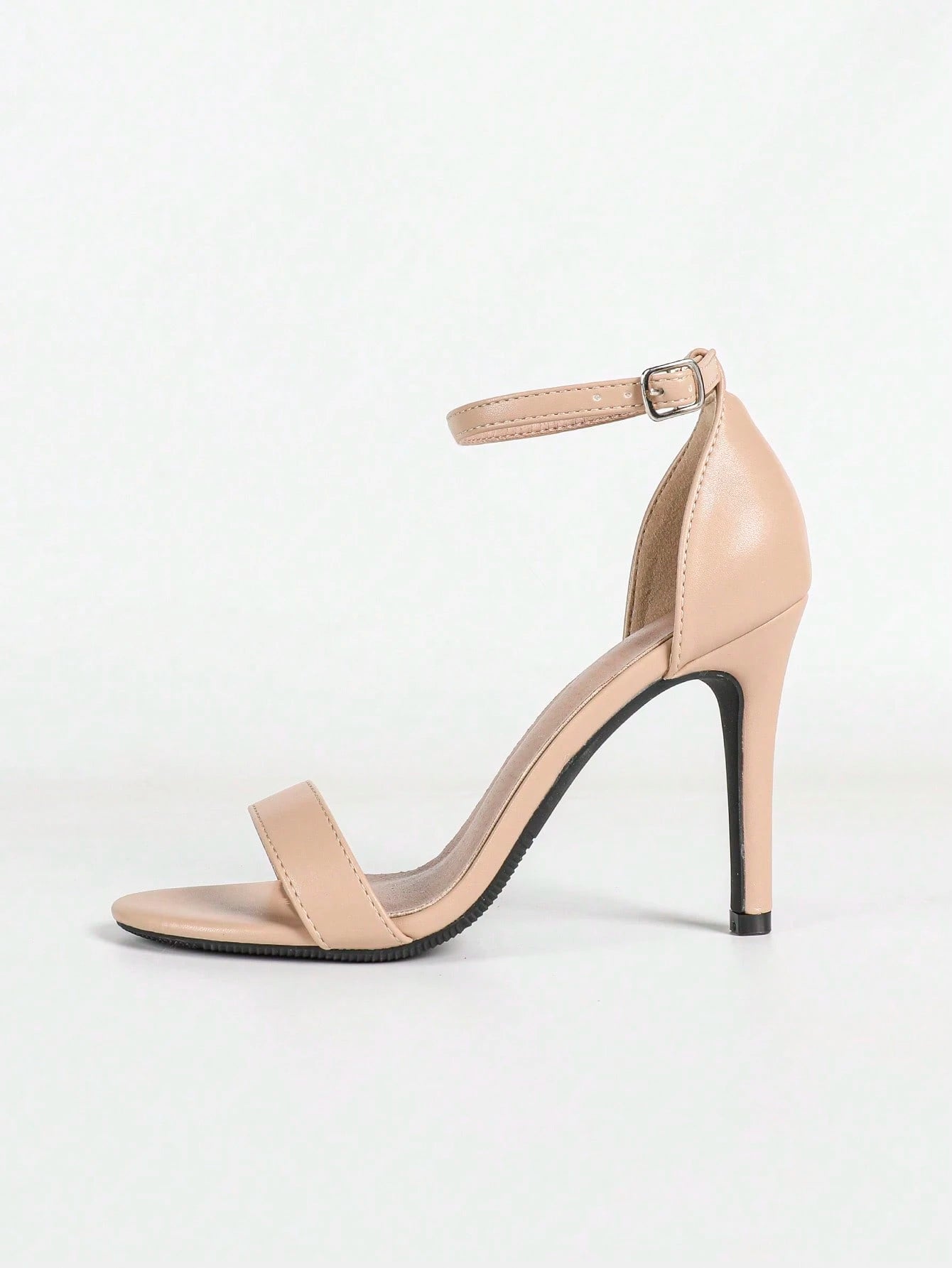 Women's Fashion Sparkling Chunky Heel Ankle Strap Roman Sandals, Comfortable For Evening Party Shoes