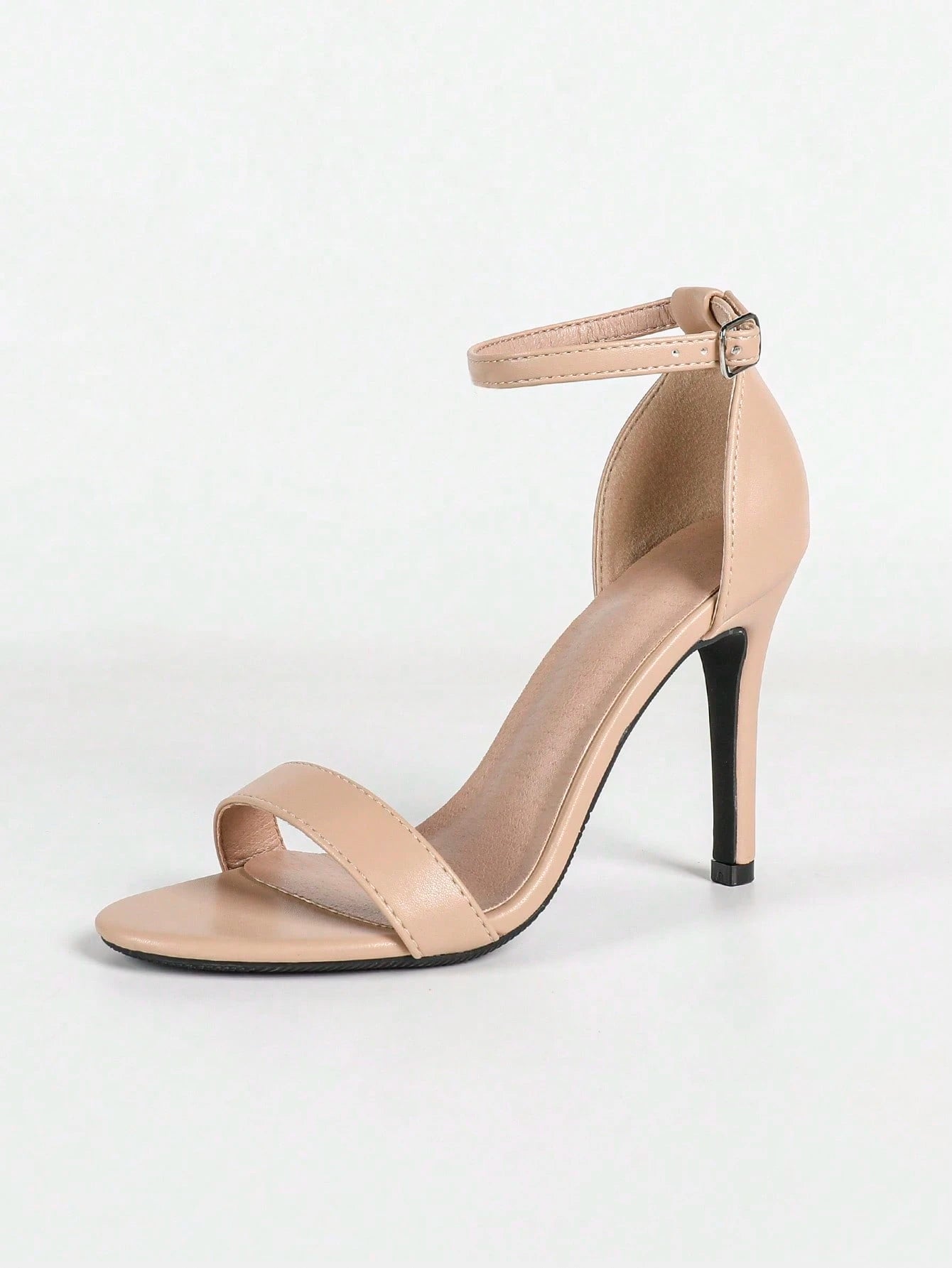 Women's Fashion Sparkling Chunky Heel Ankle Strap Roman Sandals, Comfortable For Evening Party Shoes
