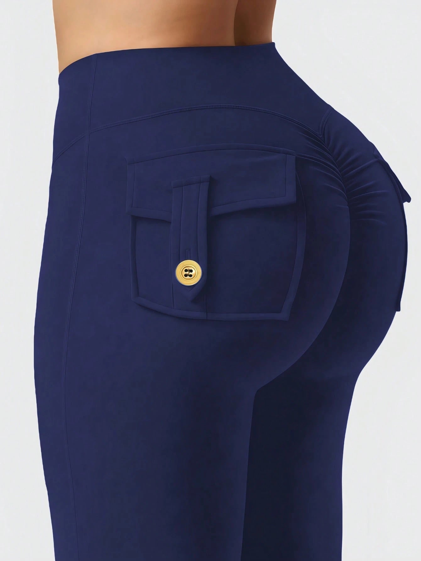 Women's Outdoor Slight-Flare Pants, Outdoor Athletic Pants With Pockets, Women's Fitted Athletic Pants, Butt-Lifting Yoga Pants (Spring/Autumn Style)