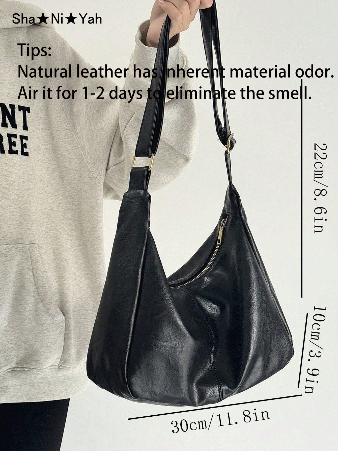 Women's Retro Maillard Crossbody Bag, New Korean Fashion Large Capacity Handbag