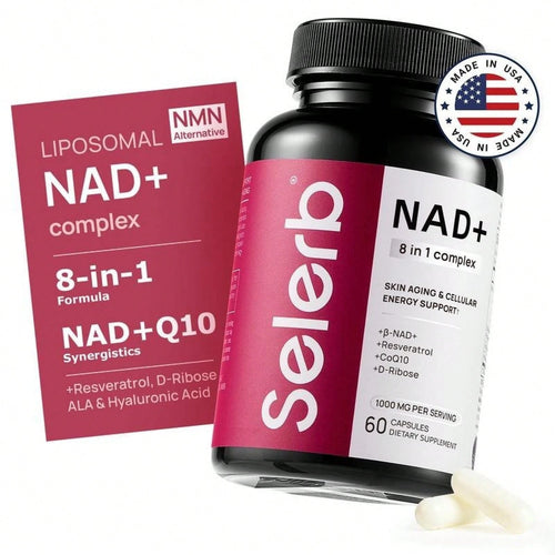 Women's Selerb NAD+ Supplement NMN Alternative Liposomal Delivery β-NAD+ 30 Days Supply