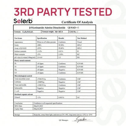 Women's Selerb NAD+ Supplement NMN Alternative Liposomal Delivery β-NAD+ 30 Days Supply