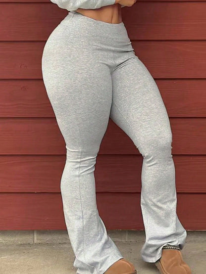Women's Solid Color Simple Daily Long Pants Fall Cloth For Women