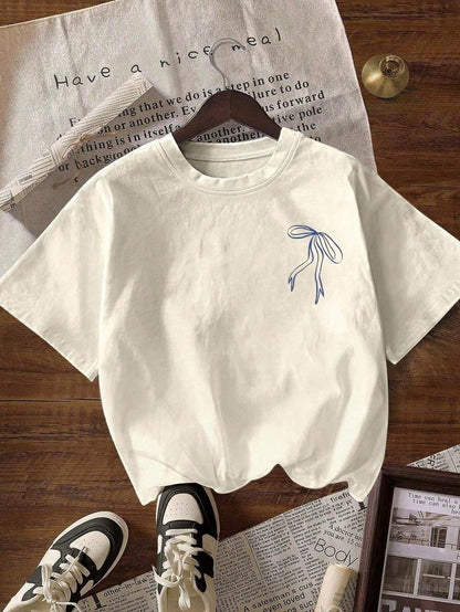 Women's "The King's Daughter" Graphic Cotton T-Shirt, Biblical Aesthetic Faith Based Apparel, Casual Short Sleeve Tee With Printed Text On Back