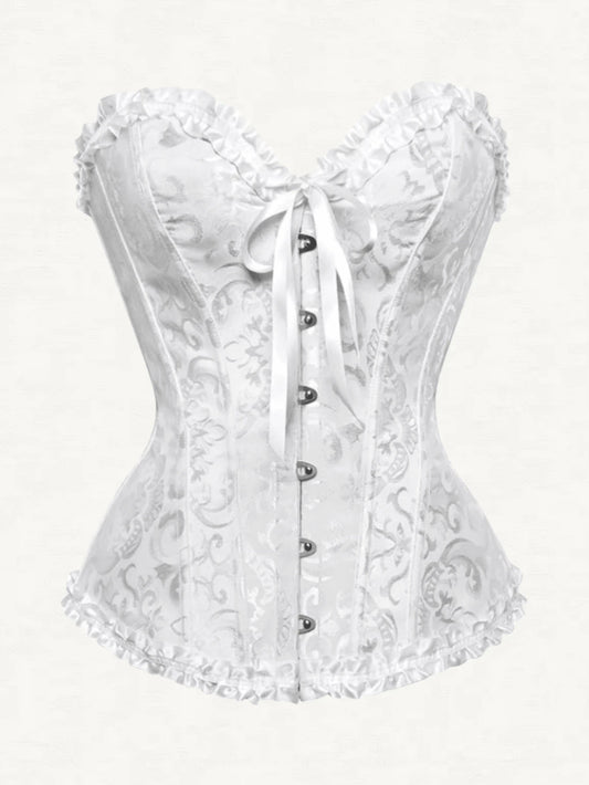 Women's Vintage Palace Jacquard Bodycon Bustier Corset Top