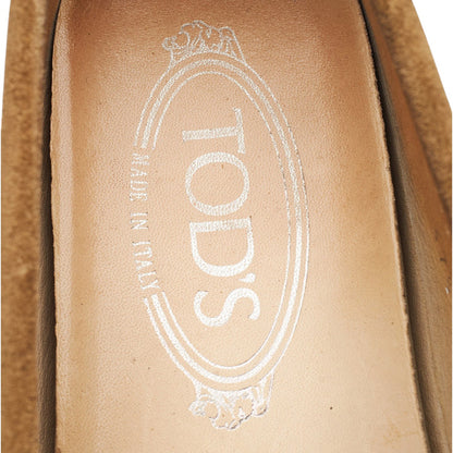 Women's Beige Suede Loafers UK 4.5 EU 37.5