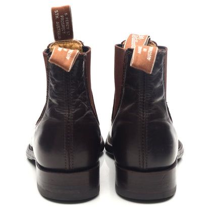 Women's 'Comfort Macquarie' Dark Brown Leather Chelsea Boots UK 4 G