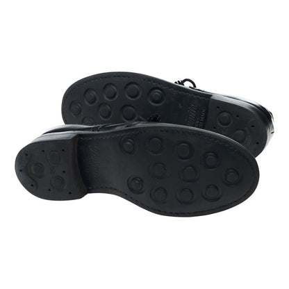 Women's 'Marianne' Black Leather Derby Brogues UK 4 D