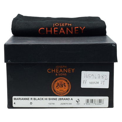 Women's 'Marianne' Black Leather Derby Brogues UK 4 D