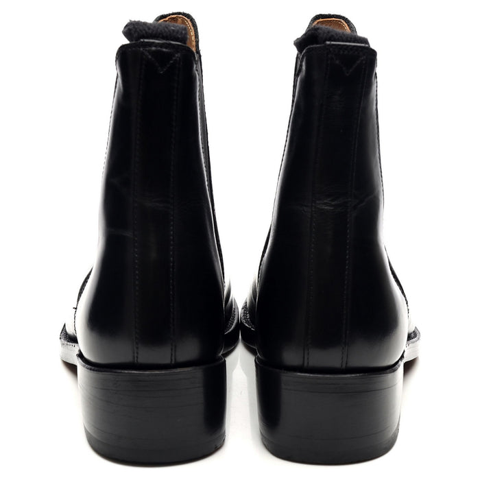 Women's 'Nora' Black Leather Chelsea Boots UK 6