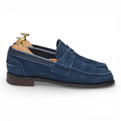 Women's 'Prudence' Blue Suede Loafers UK 3 D