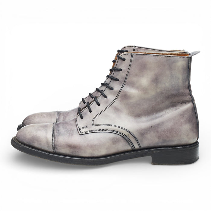 Women's 'Sadie' Light Grey Leather Boots UK 3 D