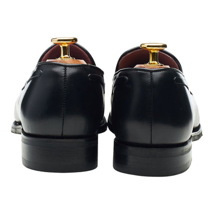 Women's 'Sienna' Black Leather Tassel Loafers UK 5 D