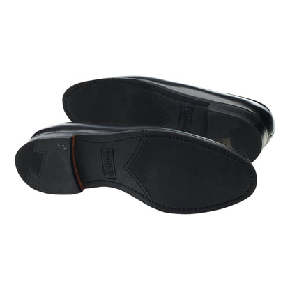 Women's 'Sienna' Black Leather Tassel Loafers UK 5 D