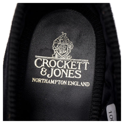 Women's 'Sunflower' Black Velvet Slippers UK 5