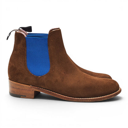 Women's 'Violet' Brown Suede Chelsea Boots UK 4 D