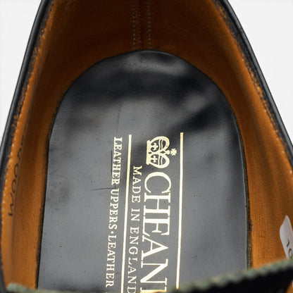 'Woodstock' Black Leather Oxford Brogues UK 8 F