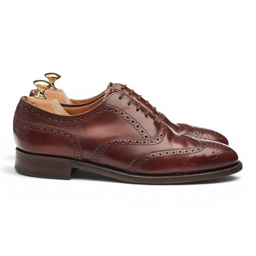 'Woodstock' Brown Leather Oxford Brogues UK 6.5 F