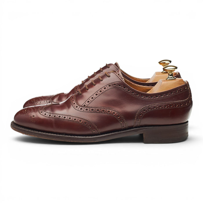 'Woodstock' Brown Leather Oxford Brogues UK 6.5 F