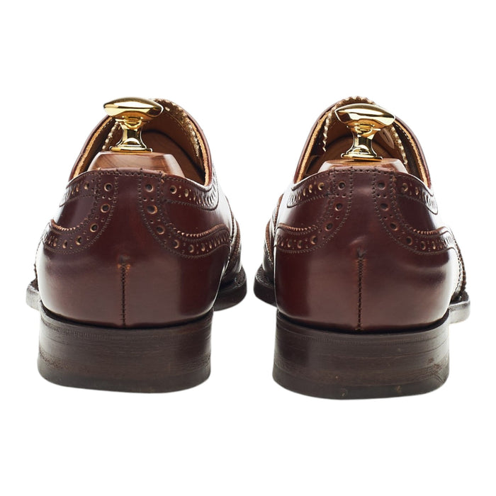 'Woodstock' Brown Leather Oxford Brogues UK 6.5 F
