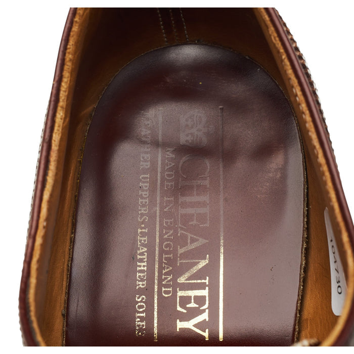 'Woodstock' Brown Leather Oxford Brogues UK 6.5 F