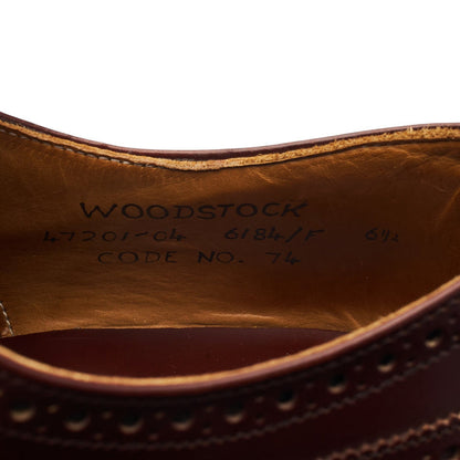 'Woodstock' Brown Leather Oxford Brogues UK 6.5 F