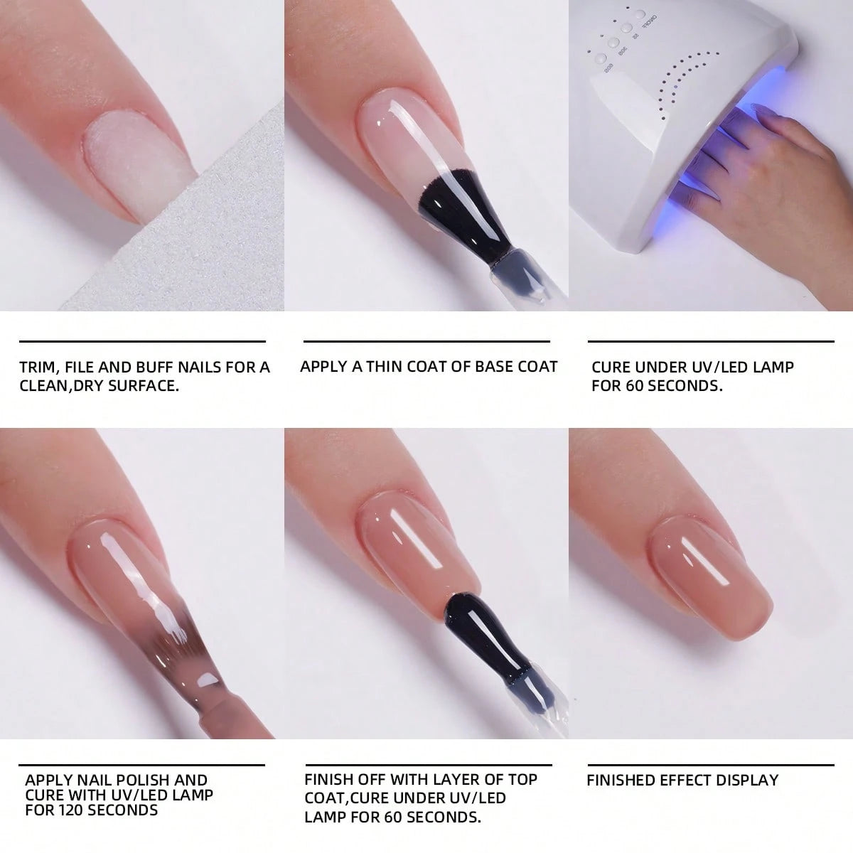 XEIJAYI XEJAYI 15ml Nude Gel Nail Polish, UV LED Soaking Nail Gel, Semi-Permanent, DIY Salon Quality Nail Art Gel