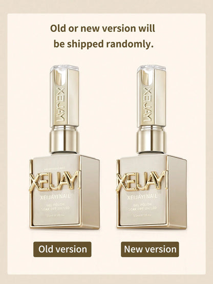 XEIJAYI XEJAYI 15ml Nude Gel Nail Polish, UV LED Soaking Nail Gel, Semi-Permanent, DIY Salon Quality Nail Art Gel