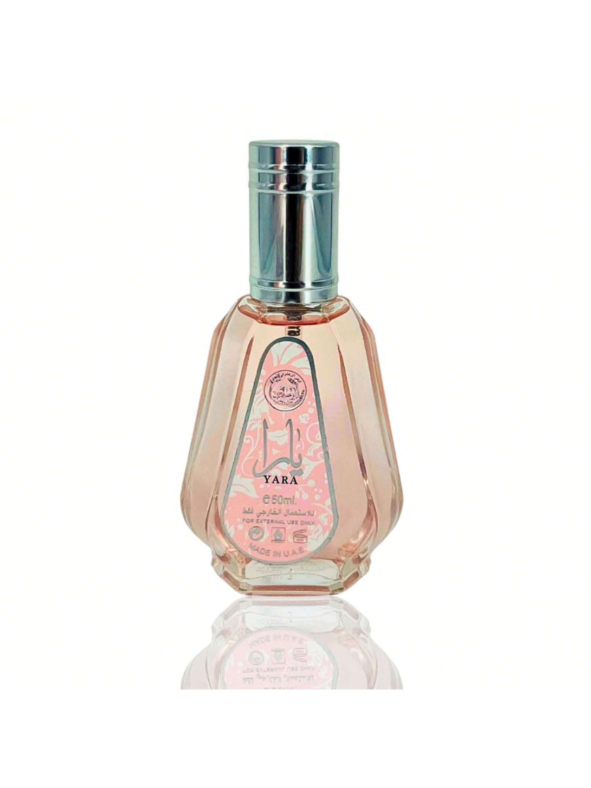 Yara Eau De Parfum Spray For Women, 1.7 Fl Oz (50 Ml)- Gourmand Accord, Vanilla, Musk, Heliotrope, Orchid, Tangerine, Fragrance, Perfume, Unisex, Long Lasting, Scent, Notes, Signature, Luxury, Gift