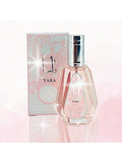 Yara Eau De Parfum Spray For Women, 1.7 Fl Oz (50 Ml)- Gourmand Accord, Vanilla, Musk, Heliotrope, Orchid, Tangerine, Fragrance, Perfume, Unisex, Long Lasting, Scent, Notes, Signature, Luxury, Gift
