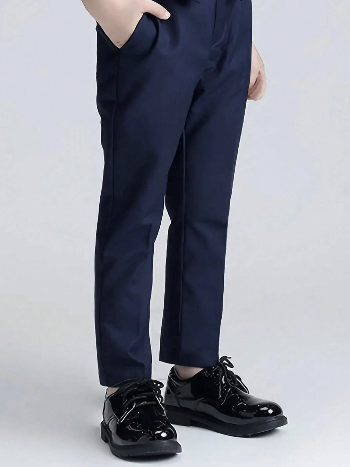 Young Boy Casual Solid Color Comfortable Pants, Suitable For Everyday Wear, School, Parties, Vacations And Gifts
